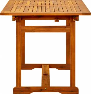 vidaXL Ogrodowy stół jadalniany, (120-170)x80x75 cm, drewno akacjowe 6