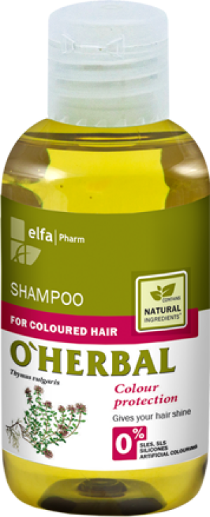 Elfa Pharm O'Herbal Szampon do włosów farbowanych z ekstraktem z macierzanki i tymianku 75 ml 1