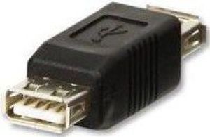 Adapter USB Lindy USB - USB Czarny  (71230) 1