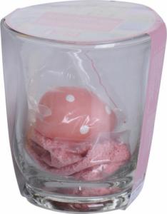 Arti Casa szklanka do lampki do herbaty 9 cm różowa 1