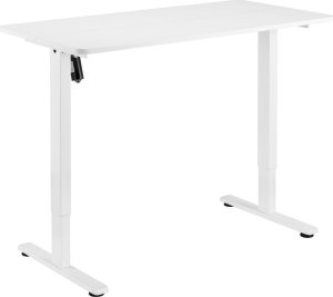 Biurko Mozos Biurko Mozos ED PRO WH Białe 120 cmx60 cm + Krzesło biurowe Ergo-C Czarne 5