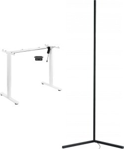 Mozos Mozos EDF ECO WH + Lampa podłogowa narożna LC-RGB LED czarna 13