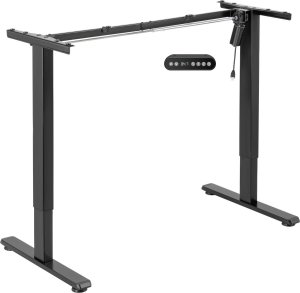 Mozos Mozos Stelaż do biurka czarny z elektryczną regulacją wysokości EDF-PRO-BK + PODŚWIETLANA PODKŁADKA 80x30CM 22