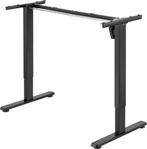 Mozos Mozos Stelaż do biurka czarny z elektryczną regulacją wysokości EDF-PRO-BK + PODŚWIETLANA PODKŁADKA 80x30CM 3