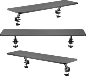 Mozos Mozos Clamp Dual Riser - czarna + Podkładka Gaming-MP 8