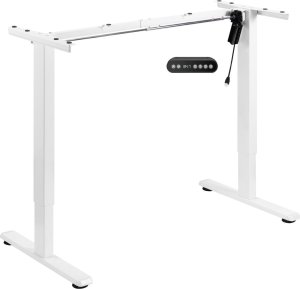 Mozos Mozos Stelaż do biurka biały z elektryczną regulacją wysokości BIAŁY + Podkładka Gaming-MP 2