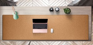 Biurko Mozos Biurko Mozos ED PRO WH Białe 120 cmx60 cm + Podkładka LDP1260 Czarna 21