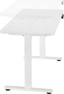 Biurko Mozos Biurko Mozos ED PRO WH Białe 120 cmx60 cm + Podkładka LDP1260 Czarna 6