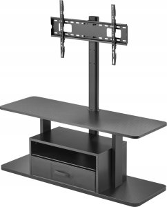 Mozos Mozos Stolik RTV czarny CTS2 + ORGANIZER NA PILOTY 7