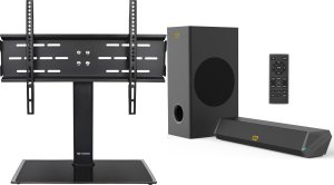 Mozos Mozos Stojak podłogowy Vesa 32'' - 70'' + Głośniki komputerowe GS-BAR BT 1