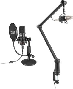 Mikrofon Mozos Mikrofon Mozos USB MKIT-900PRO Gamer + Statyw biurkowy SB37 1