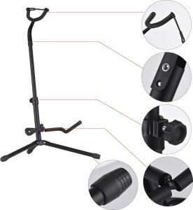 Mozos Mozos Mozos GSONE stojak na gitarę + Tuner basic stroic do instrumentów strunowych 10
