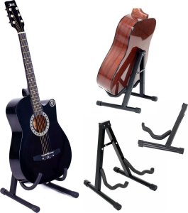 Mozos Mozos Stojak na gitarę (GSTAND) + Tuner basic stroic do instrumentów strunowych 7