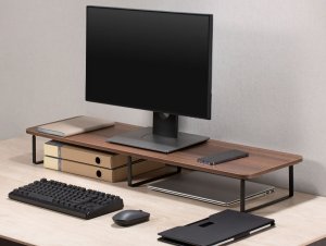 Mozos Mozos DUAL RISER P podstawka półka pod dwa monitory + Podkładka PM-GAME 5