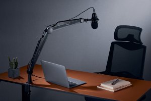 Mozos Mozos Ramię statyw mikrofonowy czarny 80 cm SB41 + Pop filtr mikrofonowy PS-1 11