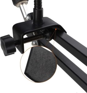 Mozos Mozos Ramię statyw mikrofonowy czarny 80 cm SB41 + Pop filtr mikrofonowy PS-1 13