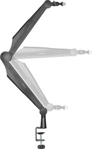 Mozos Mozos Ramię statyw mikrofonowy czarny 80 cm SB41 + Pop filtr mikrofonowy PS-1 4