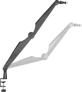 Mozos Mozos Ramię statyw mikrofonowy czarny 80 cm SB41 + Pop filtr mikrofonowy PS-1 5