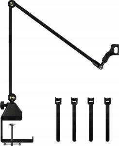 Mozos Mozos Statyw biurkowy na mikrofon czarny SB42 + Pop filtr mikrofonowy PS-1 8