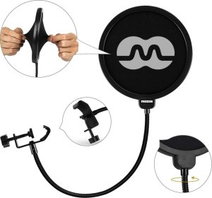 Mozos Mozos Kosz antywibracyjny Shock do mikrofonów 48-54mm SHM2 + Pop filtr mikrofonowy PS-1 13