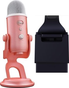 Mikrofon Logitech Blue Yeti USB Sweet Pink (988-000534) + Lampa Litra Glow 1