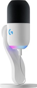 Mikrofon Logitech G Yeti GX biały (988-000576) + Lampa Litra Glow 2