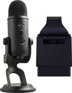 Mikrofon Blue Yeti USB Blackout (988-000229) + Lampa Litra Glow 1