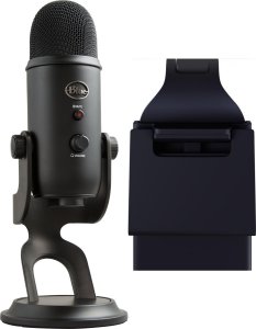 Mikrofon Blue Yeti USB Blackout (988-000229) + Lampa Litra Glow 18