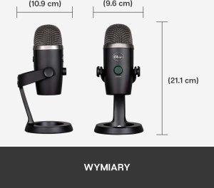 Mikrofon Blue Yeti Nano (988-000401) + Lampa Litra Glow 12