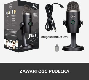 Mikrofon Blue Yeti Nano (988-000401) + Lampa Litra Glow 28