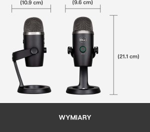 Mikrofon Blue Yeti Nano (988-000401) + Lampa Litra Glow 29