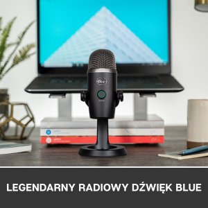 Mikrofon Blue Yeti Nano (988-000401) + Lampa Litra Glow 3
