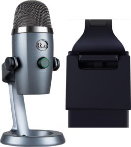 Mikrofon Blue Yeti Nano USB Shadow Grey (988-000205) + Lampa Litra Glow 1