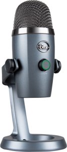 Mikrofon Blue Yeti Nano USB Shadow Grey (988-000205) + Lampa Litra Glow 2