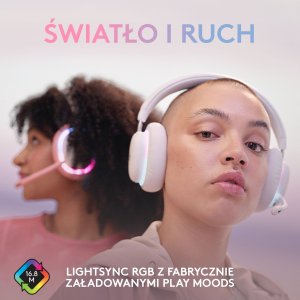 Słuchawki Logitech G735 Białe (981-001083) + G PRO X SuperLight 2 (910-006630) 3