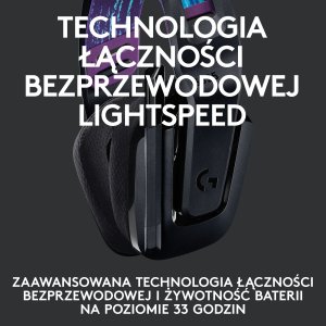 Słuchawki Logitech G535 LIGHTSPEED Czarne (981-000972) + G PRO X SuperLight 2 (910-006630) 3