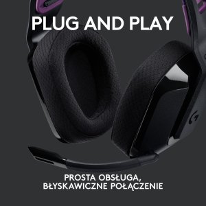 Słuchawki Logitech G535 LIGHTSPEED Czarne (981-000972) + G PRO X SuperLight 2 (910-006630) 5