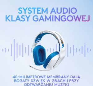 Słuchawki Logitech G335 Białe (981-001018) + G PRO X SuperLight 2 (910-006630) 10
