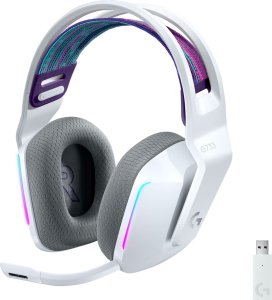 Słuchawki Logitech G733 Lightspeed Białe (981-000883) + G PRO X SuperLight 2 (910-006630) 5