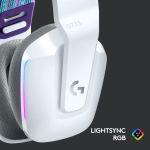 Słuchawki Logitech G733 Lightspeed Białe (981-000883) + G PRO X SuperLight 2 (910-006630) 8
