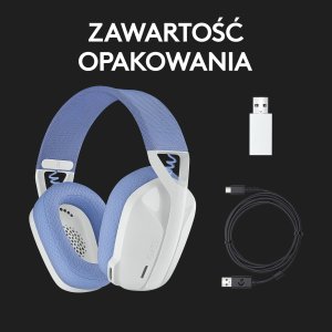 Słuchawki Logitech G435 Białe (981-001074) + G PRO X SuperLight 2 (910-006630) 11