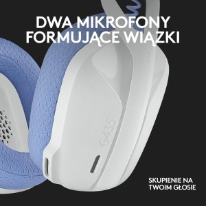 Słuchawki Logitech G435 Białe (981-001074) + G PRO X SuperLight 2 (910-006630) 5