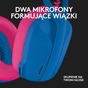 Słuchawki Logitech G435 Niebieskie (981-001062) + G PRO X SuperLight 2 (910-006630) 5