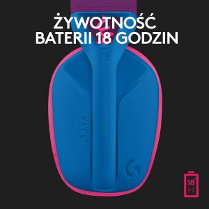 Słuchawki Logitech G435 Niebieskie (981-001062) + G PRO X SuperLight 2 (910-006630) 7