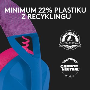 Słuchawki Logitech G435 Niebieskie (981-001062) + G PRO X SuperLight 2 (910-006630) 8