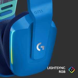 Słuchawki Logitech G733 Lightspeed Niebieskie (981-000943) + G PRO X SuperLight 2 (910-006630) 8
