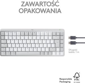 Klawiatura Logitech MX Mechanical Mini for Mac (920-010799) + Brio 100 (960-001585) 36