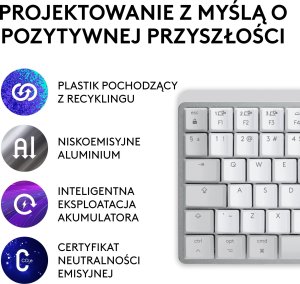 Klawiatura Logitech MX Mechanical Mini for Mac (920-010799) + Brio 100 (960-001585) 6