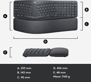 Klawiatura Logitech Ergo K860 (920-010352) + Brio 100 (960-001585) 33