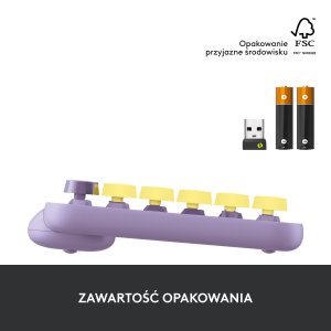 Klawiatura Logitech POP Keys (920-010736) + Brio 100 (960-001585) 10